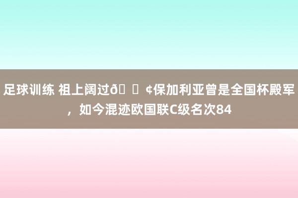 足球训练 祖上阔过😢保加利亚曾是全国杯殿军，如今混迹欧国联C级名次84