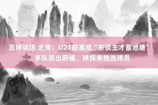 足球训练 北青：U21联赛成“东谈主才蓄池塘”，多队派出莳植、球探来挑选球员