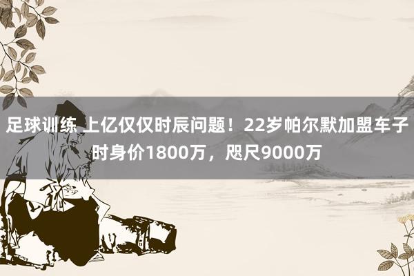 足球训练 上亿仅仅时辰问题！22岁帕尔默加盟车子时身价1800万，咫尺9000万